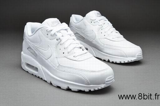 basket nike air max cuir blanc